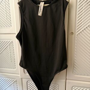 Misguided Black Sleeveless Bodysuit